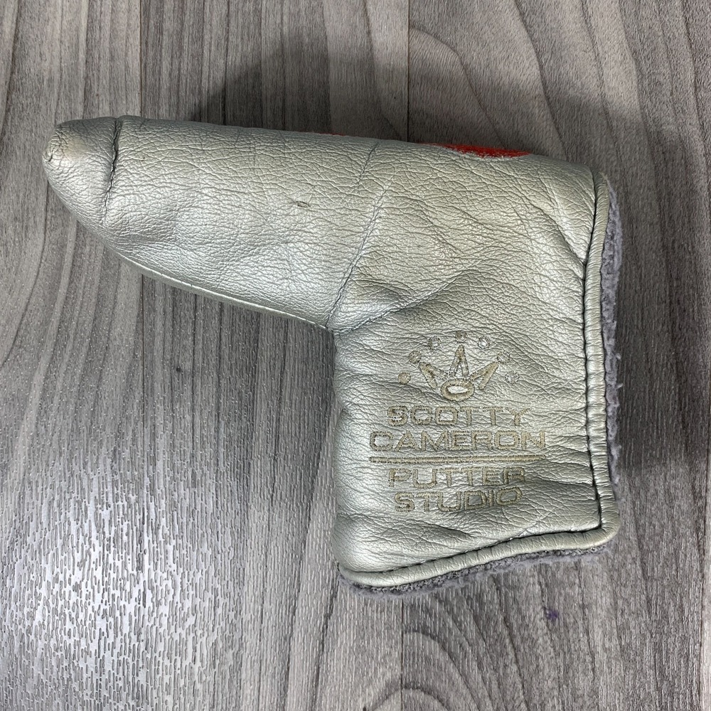 Scotty Cameron Titleist Putter Studio Headcover Silver Red Dots Blade